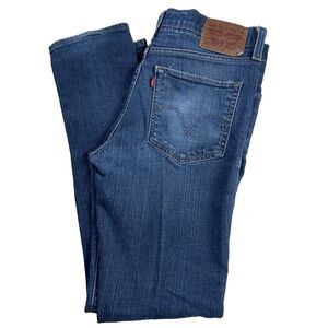 Levi's 510 Super Skinny Jeans Mens W36 L32 Cotton Spandex Stretch Dark Wash